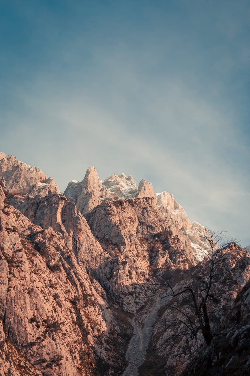 rocky mountains under blue sky